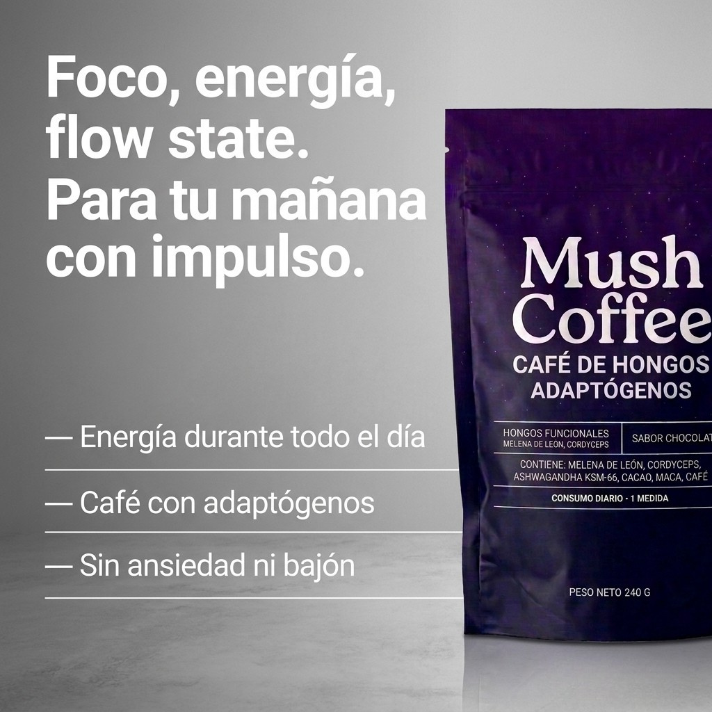 Cafe de hongos adaptogenos