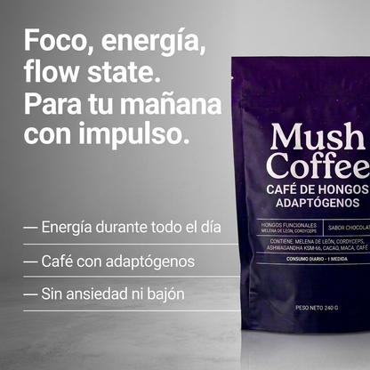 Cafe de hongos adaptogenos